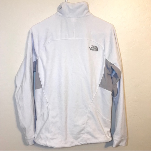 The North Face Jackets & Blazers - The North Face White TKA 1 Full Zip Fleece Medium